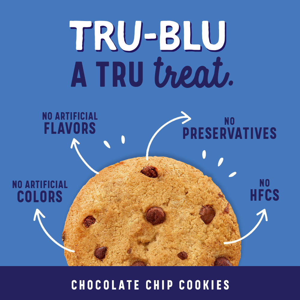 Tru-blu chocolate chip coockies